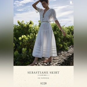 Doen SEBASTIANE SKIRT in powder